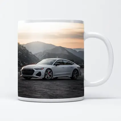 Audi RS7 White Mountain Sunset View