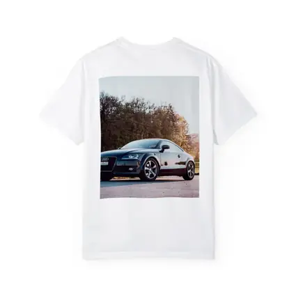 Audi TT Black Coupe Country Road Setting