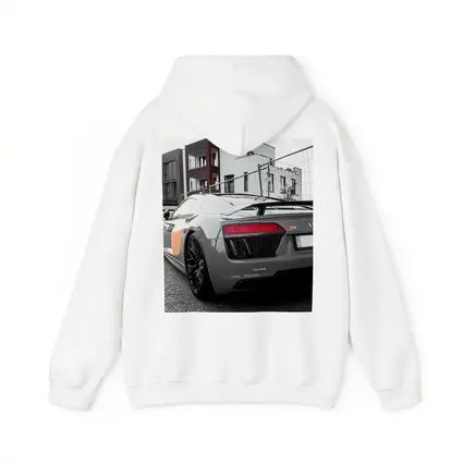 Audi R8 Gray Supercar Urban Street