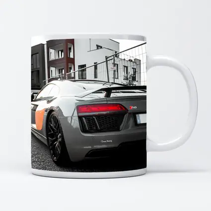 Audi R8 Gray Supercar Urban Street