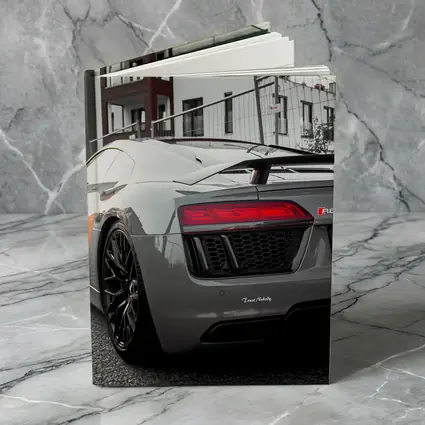 Audi R8 Gray Supercar Urban Street