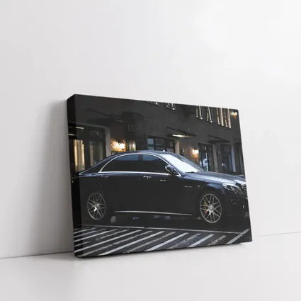 Mercedes AMG S Class Rainy City Street
