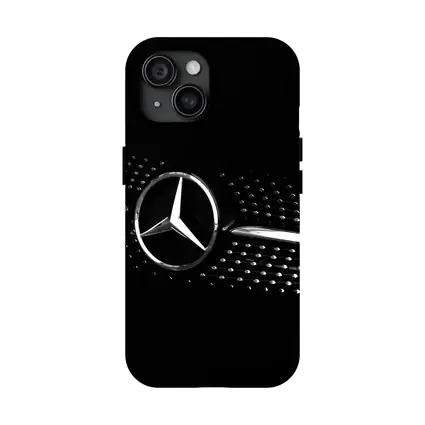 Mercedes Star Grille Black Background Art