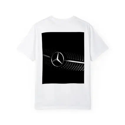 Mercedes Star Grille Black Background Art