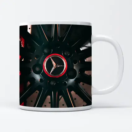 Mercedes AMG Black Wheel Red Brakes
