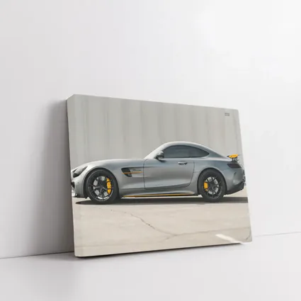 Mercedes AMG GT Matte Gray Street Side