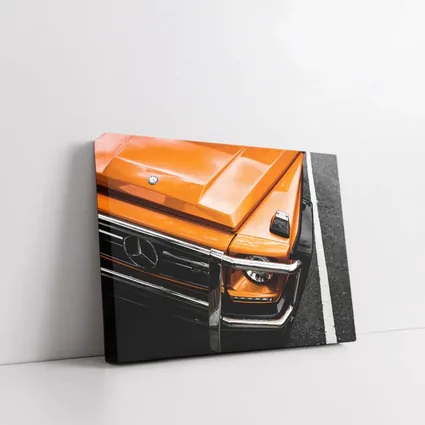 Mercedes G Class Orange Front Close Up