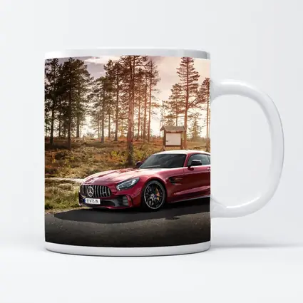 Mercedes AMG GT Red Forest Road