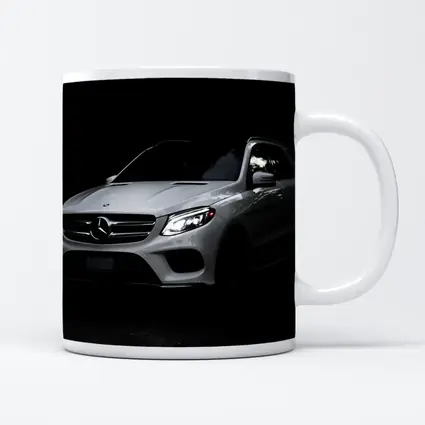 Mercedes GLE Class Silver Dark Background