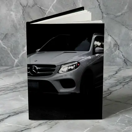 Mercedes GLE Class Silver Dark Background