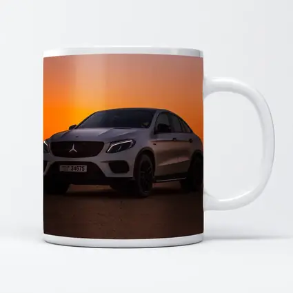 Mercedes GLE Coupe Desert Sunset Scene