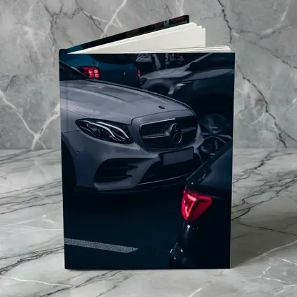 Mercedes E Class Silver Car Dark Street