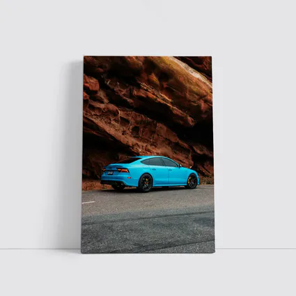 Audi RS7 Blue Sportback Red Rock Canyon