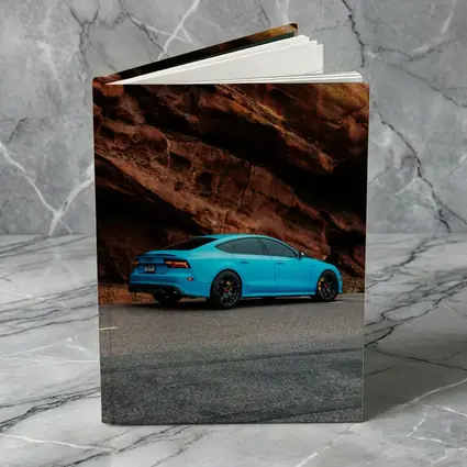 Audi RS7 Blue Sportback Red Rock Canyon