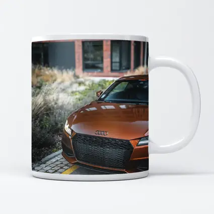 Audi TT Bronze Front Urban Setting