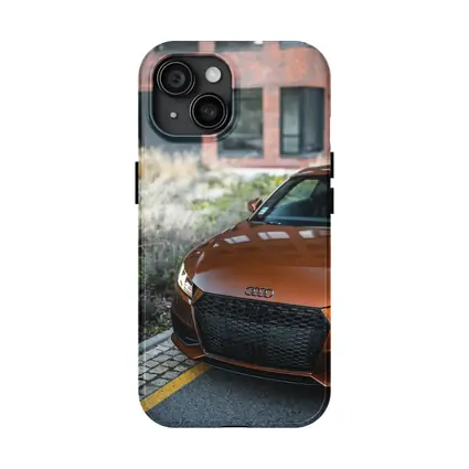 Audi TT Bronze Front Urban Setting