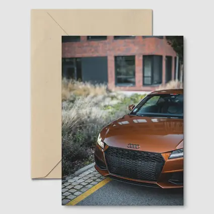 Audi TT Bronze Front Urban Setting