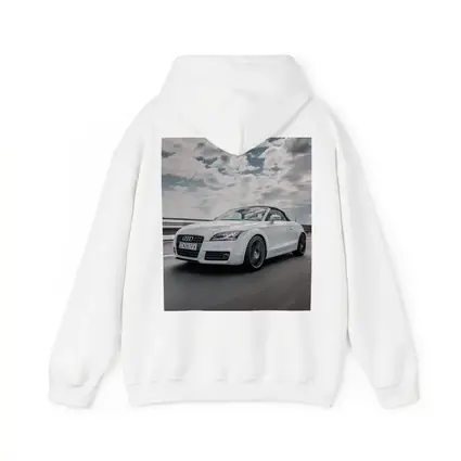 Audi TT Roadster White On Open Road