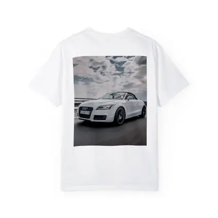 Audi TT Roadster White On Open Road