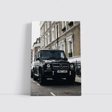 Mercedes G Wagen Black London Street