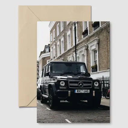 Mercedes G Wagen Black London Street