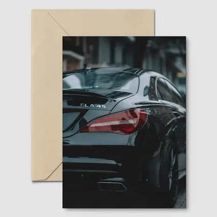 Mercedes CLA 45 Black Urban Street