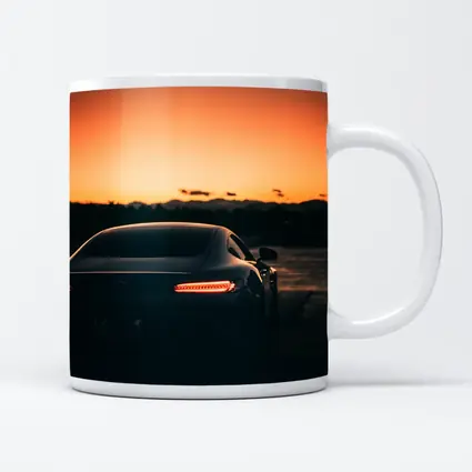 Mercedes AMG GT Rear Sunset Glow