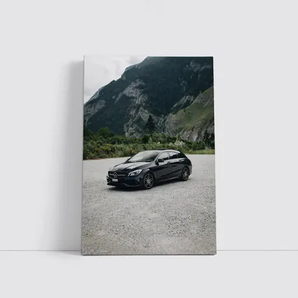 Mercedes CLA Black Mountains Alpine Setting