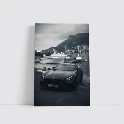 Mercedes AMG GT Black Monaco Harbor