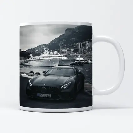 Mercedes AMG GT Black Monaco Harbor