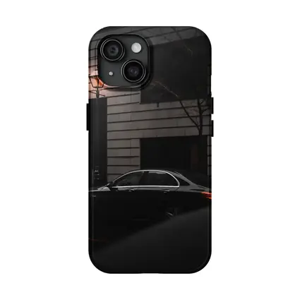 Mercedes E Class Dark City Street Night