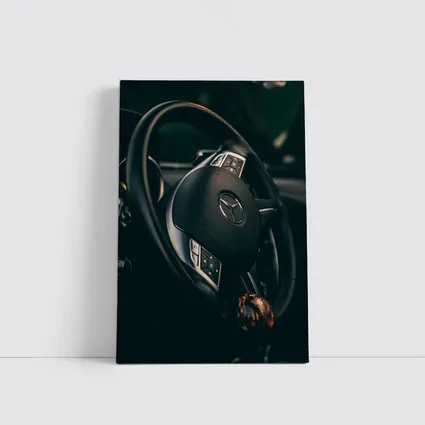 Mercedes Benz Steering Wheel Dark Interior