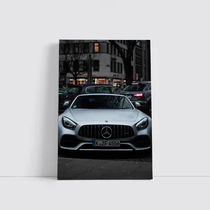Mercedes AMG GT Silver City Street