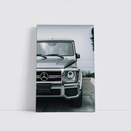 Mercedes G Class AMG Silver Front View