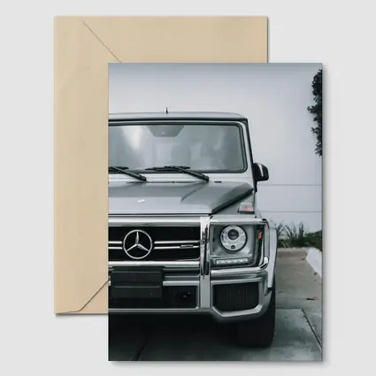 Mercedes G Class AMG Silver Front View