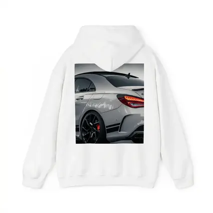Mercedes AMG Gray Sports Car Rear View
