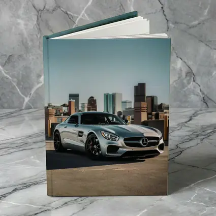 Mercedes AMG GT Silver City Skyline