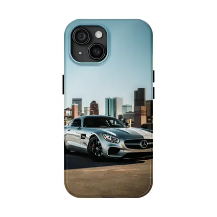 Mercedes AMG GT Silver City Skyline