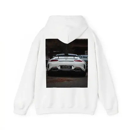 Mercedes AMG GT White Rear Urban Street