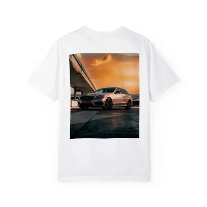 Mercedes C Class Estate Sunset Sky