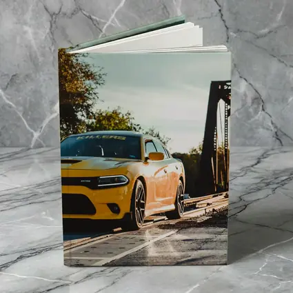 Dodge Charger Yellow Muscle Car Bridge