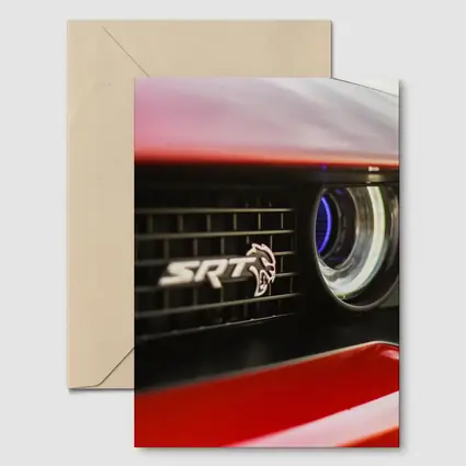 Dodge Challenger SRT Hellcat Front Grille Close Up