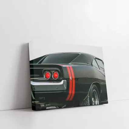 Dodge Charger Classic Black Muscle Car