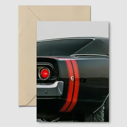 Dodge Charger Classic Black Muscle Car