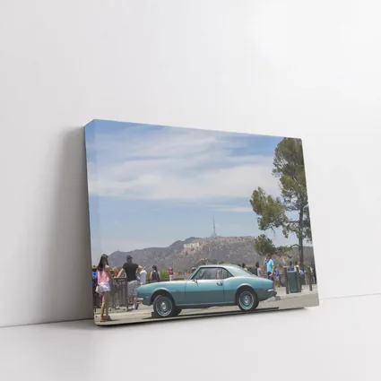 Classic Chevrolet Camaro Hollywood Sign Los Angeles