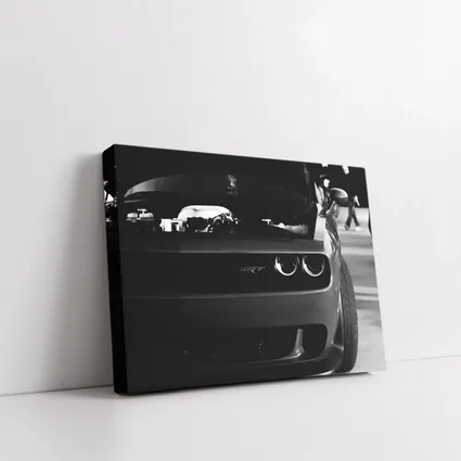 Dodge Challenger SRT Black and White