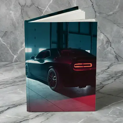 Dodge Challenger Dark Muscle Car Garage
