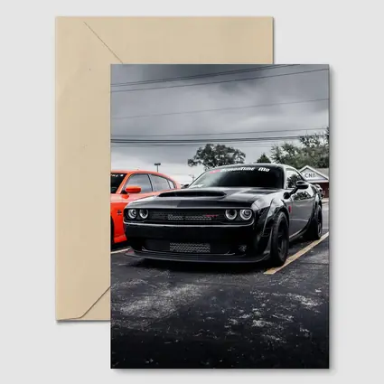 Dodge Challenger SRT Demon Parking Lot