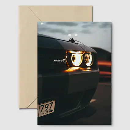 Dodge Challenger SRT Dark Street Night