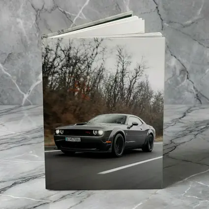Dodge Challenger Dark Gray Road Drive